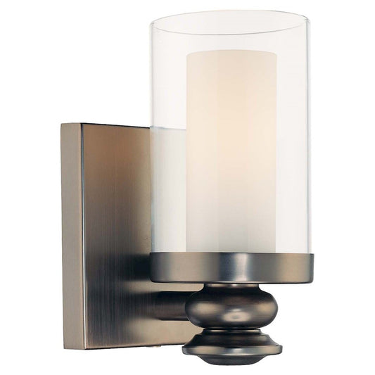 Minka Lavery Harvard Court 4in 1-Light Bath Vanity | Transitional Harvard Court Bronze | Bathroom & Powder Room Accent | 4 x 4 x 7 in | Model 6360-281