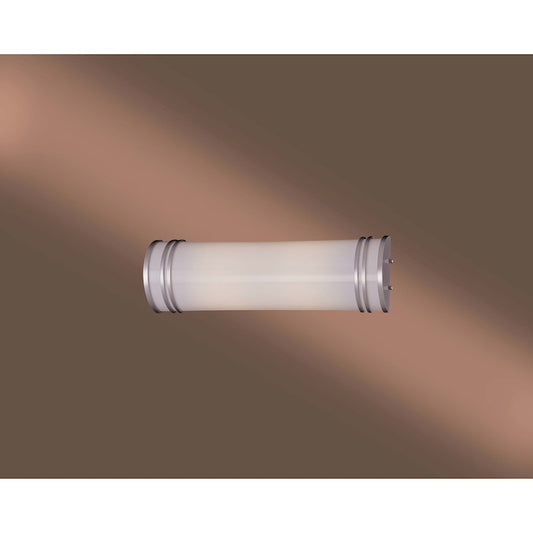 Minka Lavery 2-Light Bath Vanity Light | Transitional Silver Metal | Bathroom & Powder Room | 19 x 4 x 6 in | Model 663-PL