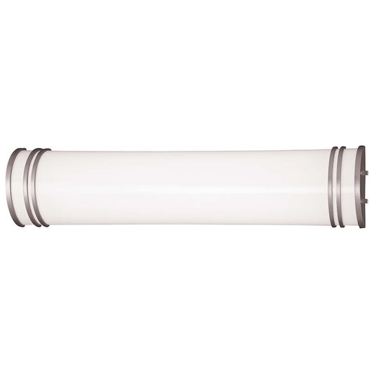 Minka Lavery 2-Light 26in Vanity Light | Contemporary Silver Finish | Bathroom Vanity | W 26 x D 4 x H 6 in | Model 664-PL