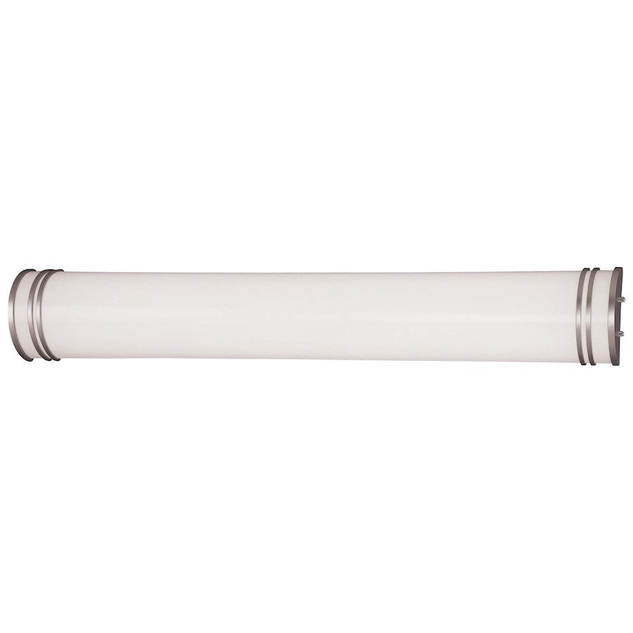 Minka Lavery 2-Light 38in Bath Vanity Light | Transitional Polished Silver | Bathroom Vanity Light | 38 x 4 x 6 in | Model 666-PL