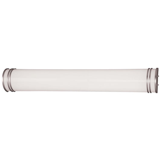 Minka Lavery 2-Light 38in Bath Vanity Light | Transitional Polished Silver | Bathroom Vanity Light | 38 x 4 x 6 in | Model 666-PL