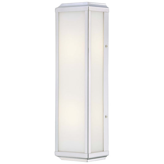 Minka Lavery Daventry 17in 2-Light Vanity Light | Traditional Polished Nickel | Bathroom Vanity | 17 x 4 x 4 in | Model 6912-613