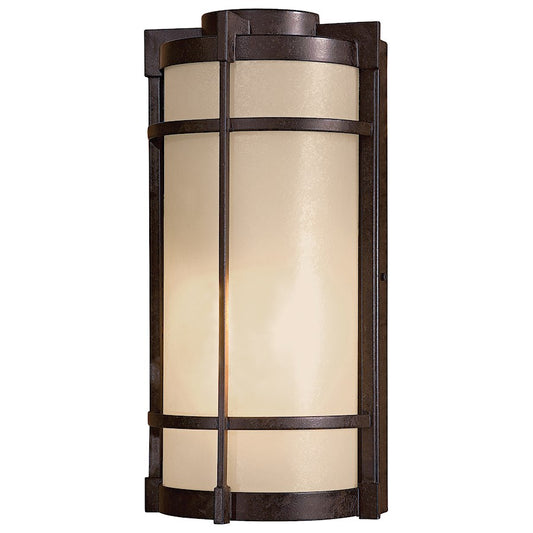 Minka Lavery Andrita Court 1-Light Wall Sconce | Transitional French Bronze and Pearl Glass | Entryway & Porch Accent | Model 72020-A179-PL