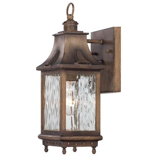 Minka Laverysunset Ranch 10in 1-Light Outdoor Pendant | Industrial Transitional Finish | Covered Patio & Entryway | Model 72034-179-PL