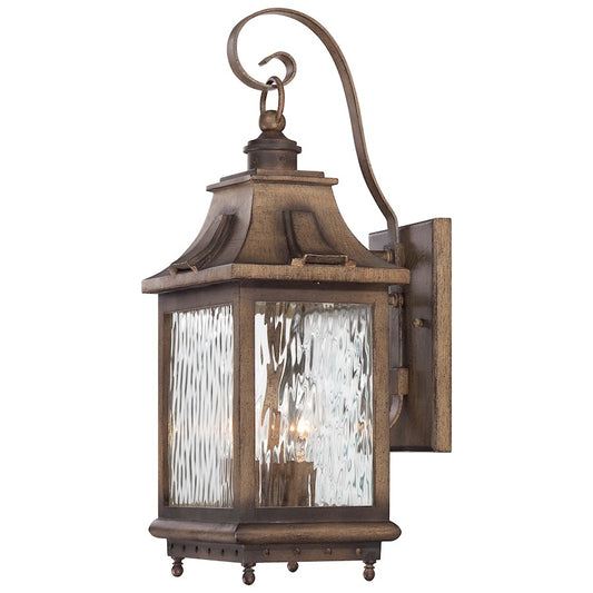 Minka Laverysunset Ranch 10in 1-Light Outdoor Pendant | Industrial Transitional Finish | Covered Patio & Entryway | Model 72034-179-PL