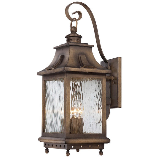 Minka Laverysunset Ranch 10in 1-Light Outdoor Pendant | Industrial Transitional Finish | Covered Patio & Entryway | Model 72034-179-PL