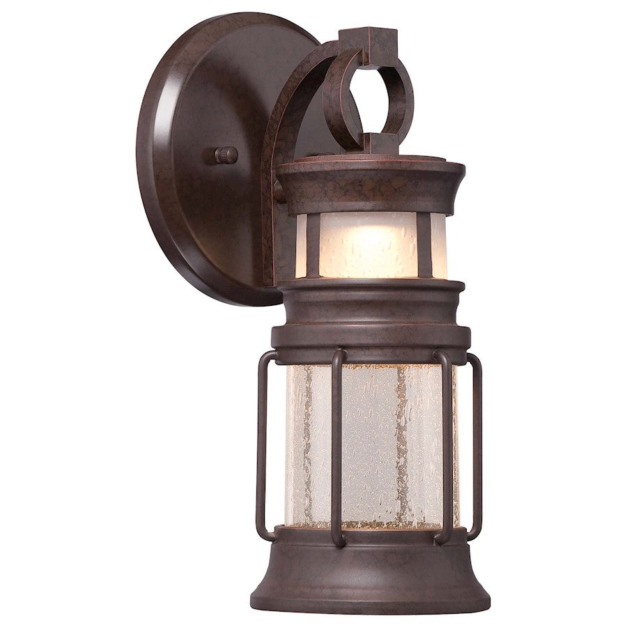 Minka Lavery Garreston Pointe 1-Light LED Wall Sconce | Transitional Architectural Bronze Metal | Covered Patio & Entryway | Model 72440-291-L