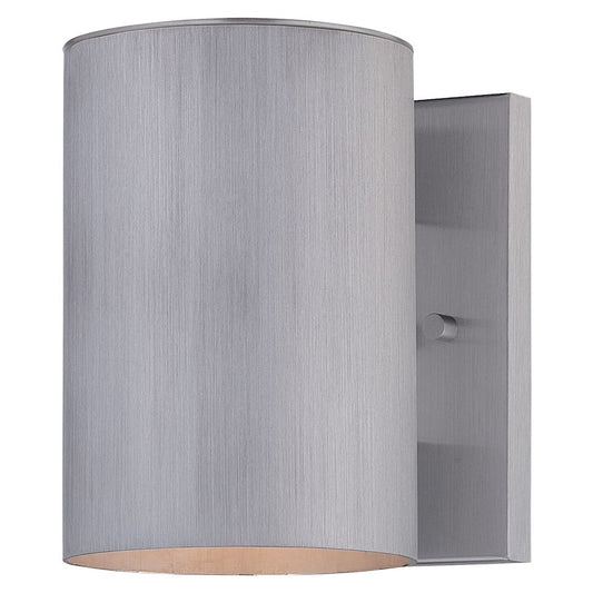 Minka Lavery Skyline 8in 1-Light Wall Sconce | Contemporary Brushed Stainless Steel | Entryway & Hallway Accent | Model 72501-A144-PL