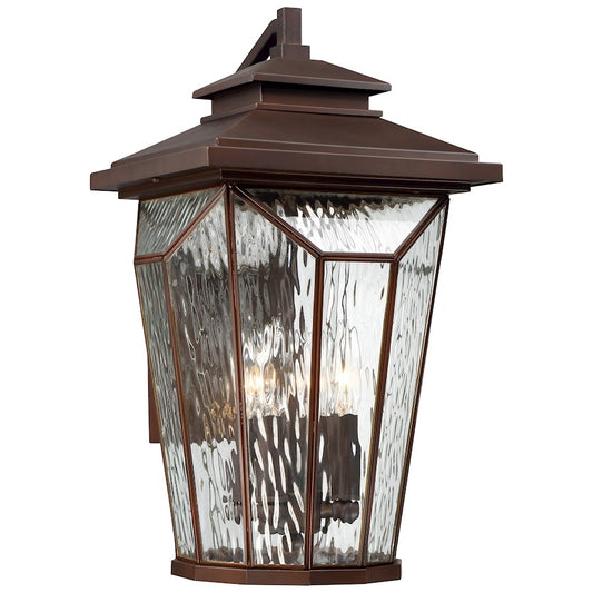 Minka Lavery Satomi 17in 4-Light Outdoor Wall Light | Colonial Alder Bronze Aluminum | Entryway & Patio Accent | Model 72513-246