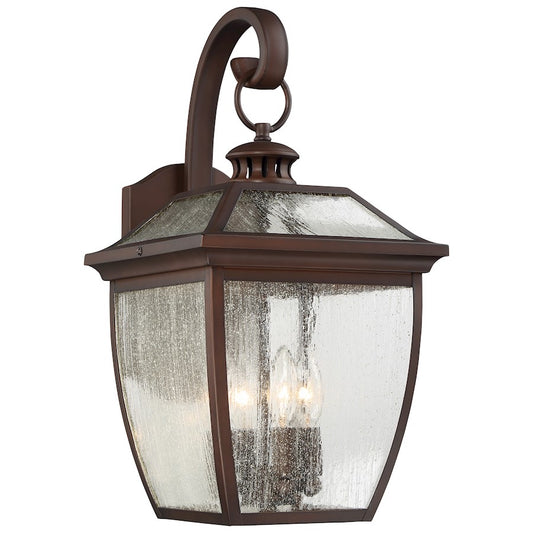 Minka Lavery Sunnybrook 19in 4-Light Outdoor Wall Sconce | Traditional Alder Bronze | Entryway & Patio | 10 x 11.75 x 19.25 in | Model 72523-246