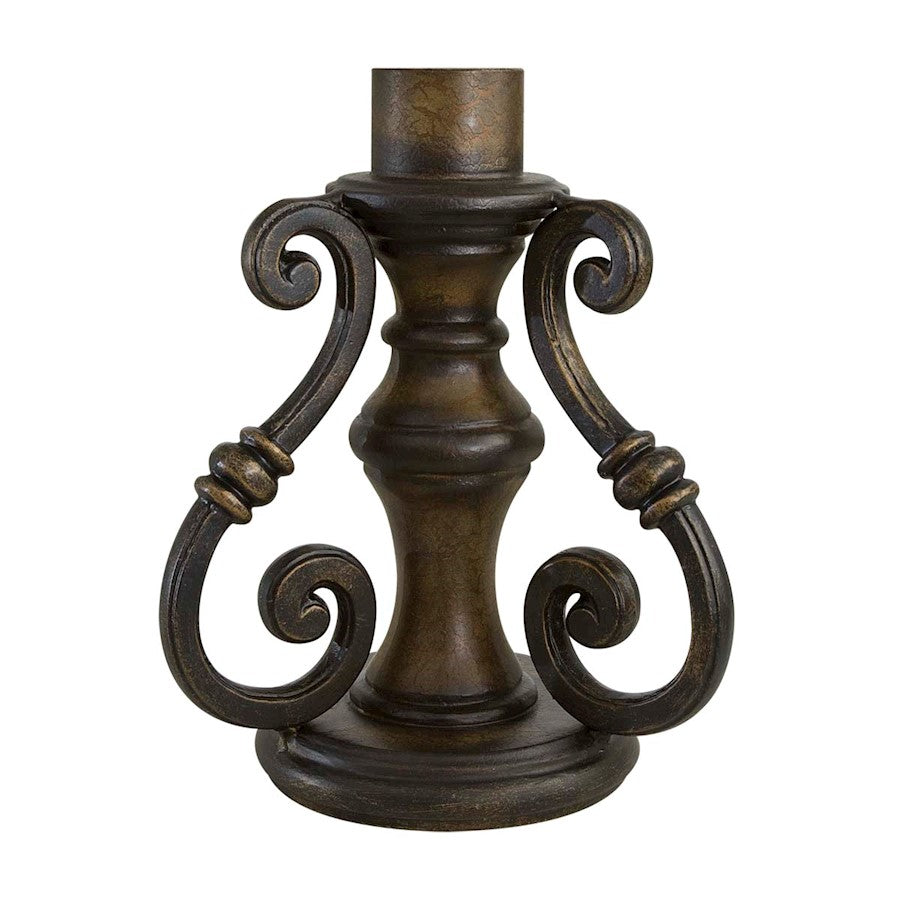 Minka Lavery Great Outdoors 12in Pier Mount Lantern | Traditional Prussian Gold Finish | Outdoor Entry & Patio Light | 12 x 14 in | Model 7940-407