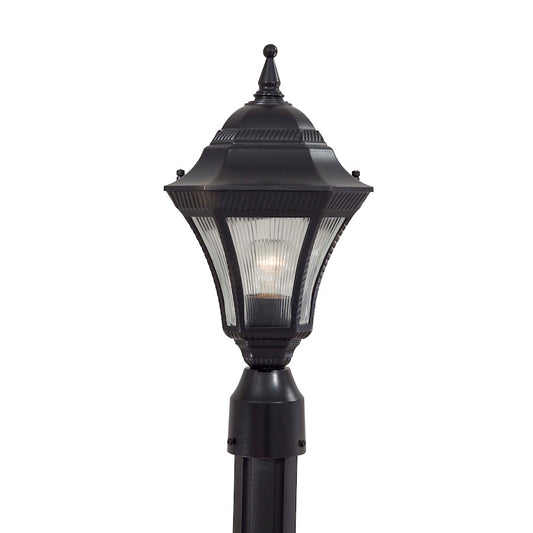 Minka Lavery Segovia 17in 1-Light Post Mount | Traditional Heritage Die-Cast Aluminum | Outdoor Post Light | 9 x 17 in | Model 8206-94