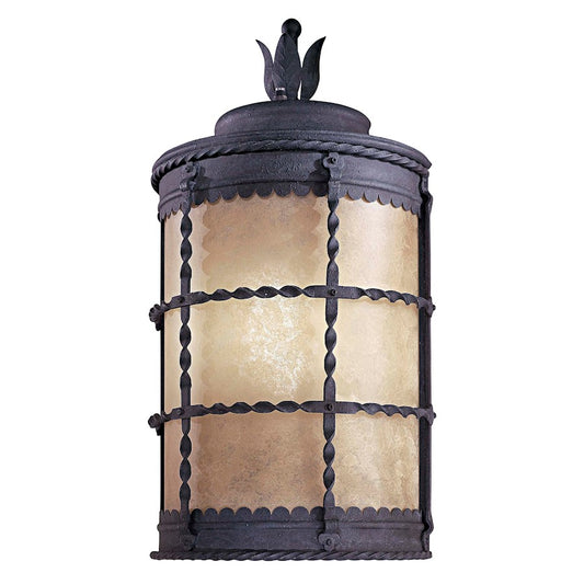 Minka Lavery Mallorca 1-Light Pocket Lantern | Traditional Spanish Iron Outdoor Wall Sconce | Covered Patio & Garage Entry | Model 8887-A39-PL