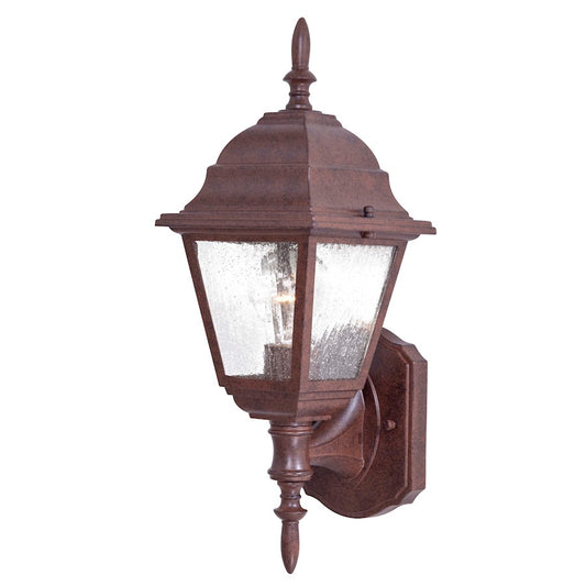 Minka Lavery Bay Hill 7in 1-Light Wall Sconce | Traditional Antique Bronze and Clear Glass | Outdoor Entryway & Covered Patio | Model 9060-91