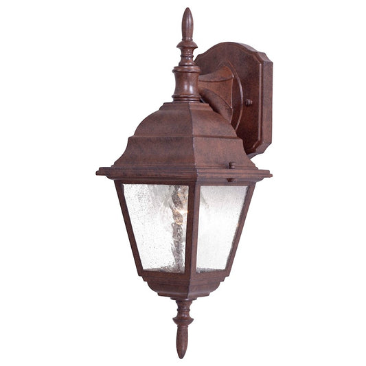 Minka Lavery Bay Hill 16in 1-Light Wall Sconce | Traditional Antique Bronze Cast Aluminum | Entryway & Covered Porch | W 6 x D 7 x H | Model 9067-91