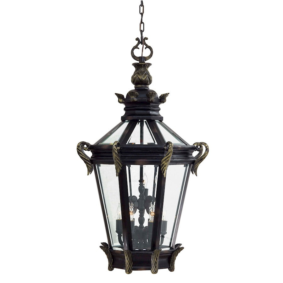 Minka Lavery Stratford Hall 9-Light Chandelier | Traditional Heritage and Gold Highlights | Dining Room & Foyer | 25 x 46 in | Model 9094-95