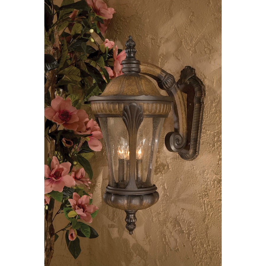 Minka Lavery Kent Place 28in 4-Light Flush Mount | Traditional Brushed Nickel | Entryway & Hallway | 17.5 x 12 x 28 in | Model 9147-407