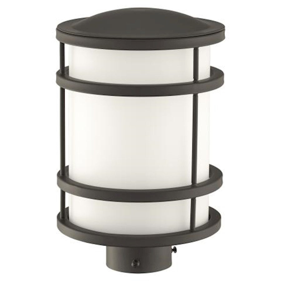 Minka Lavery Bay View 1-Light Post Light | Contemporary Oil Rubbed Bronze | Outdoor Entryway & Garden Path | 8 x 8 x 12 in | Model 9806-143