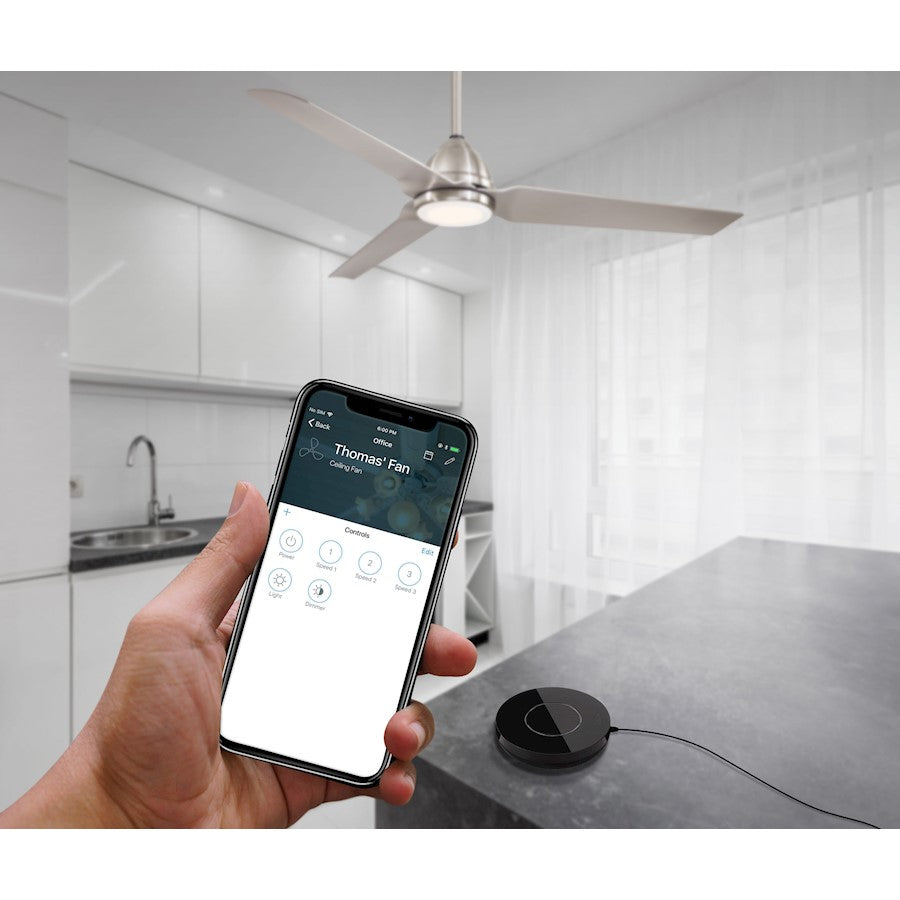 Minka Aire Bond Smart Fan Control Hub | Black Smart Home Remote | Works with Alexa & Google Home | 7 x 7 x 2.25 in | Model BD-1000