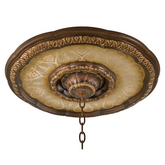 Minka Lavery Illuminati 22in Ceiling Medallion | Illuminati Bronze | Decorative Ceiling Accent | 22 in Wide | Model CM8222-177