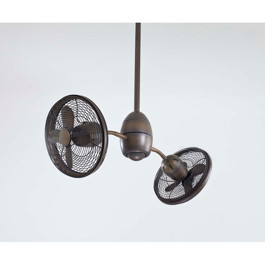Minka Aire Gyrette 36in Ceiling Fan | Contemporary Restoration Bronze | Living Room & Bedroom | 36 x 36 x 14 in | Model F302-RRB