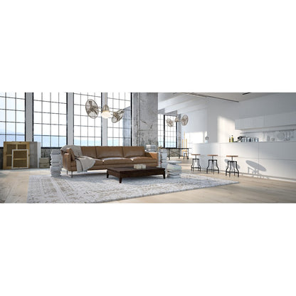 Minka Aire Gyro Wet 42in Twin Turbo Ceiling Fan | Brushed Nickel Wet Contemporary | Outdoor Covered Patio & Gazebo | 42 x 42 x 18 in | Model F402-BNW