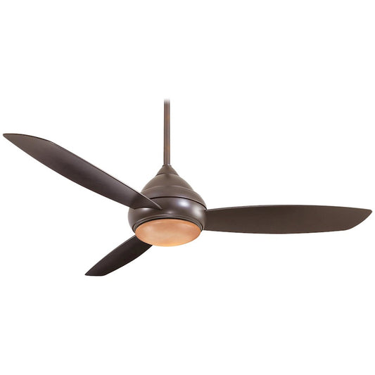 Minka Aire Concept L 58in Wet Ceiling Fan | Contemporary Oil Rubbed Bronze | Covered Patio & Large Indoor Rooms | 58 x 58 x 15 in | Model F477-ORB