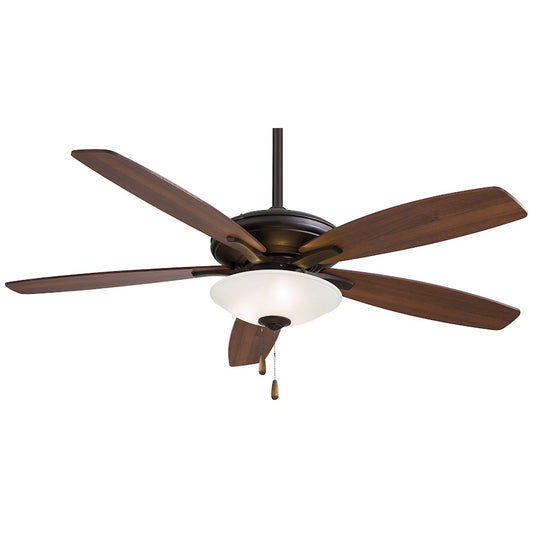 Minka Aire Mojo 52in Ceiling Fan | Transitional Oil Rubbed Bronze | Living Room & Bedroom | 52 x 52 x 12 in | Model F522-ORB