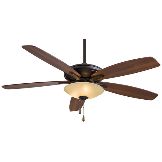 Minka Aire Mojo 52in Ceiling Fan | Oil Rubbed Bronze Finish | Living Room & Bedroom | 52 x 52 x 12 in | Model F522-ORB-TS