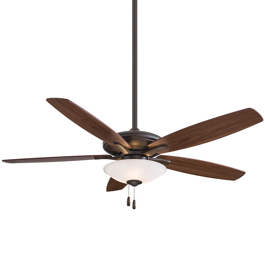 Minka Aire Mojo 52in LED Ceiling Fan | Contemporary Oil Rubbed Bronze | Living Room & Bedroom | 52 x 52 x 14 in | Model F522L-ORB