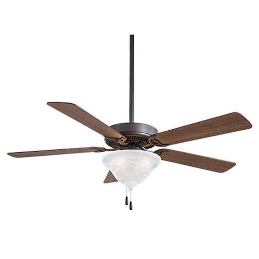 Minka Aire Contractor Uni-Pack 52in LED Ceiling Fan | Traditional Oil Rubbed Bronze | Living Room & Bedroom | 52 x 52 x 19 in | Model F548L-ORB