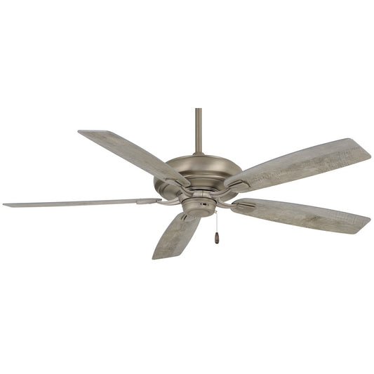 Minka Aire Watt 52in Ceiling Fan | Transitional Burnished Nickel Finish | Bedroom & Living Room | 52 x 52 x 16 in | Model F551-BNK