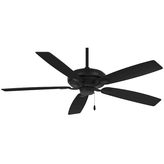Minka Aire Watt 52in Ceiling Fan | Coal Finish | Living Room & Bedroom | 52 x 52 x 16 in | Model F551-CL