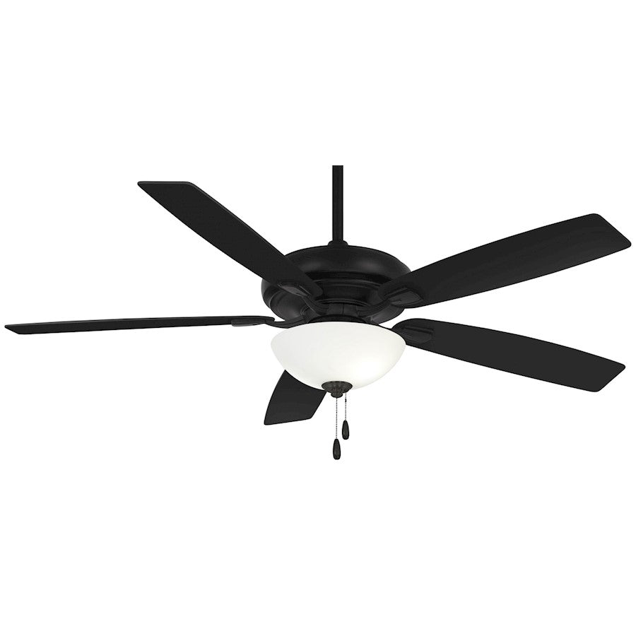 Minka Aire Watt II LED 60in Ceiling Fan | Transitional Coal Finish | Living Room & Bedroom | 60 x 60 x 20.5 in | Model F552L-CL