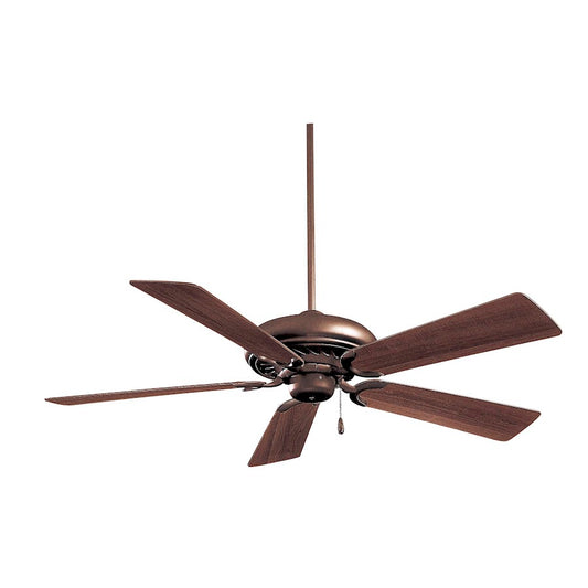 Minka Aire Supra 52in Ceiling Fan | Oil Rubbed Bronze Transitional | Bathroom & Hallway | 52 x 52 x 13 in | Model F568-ORB
