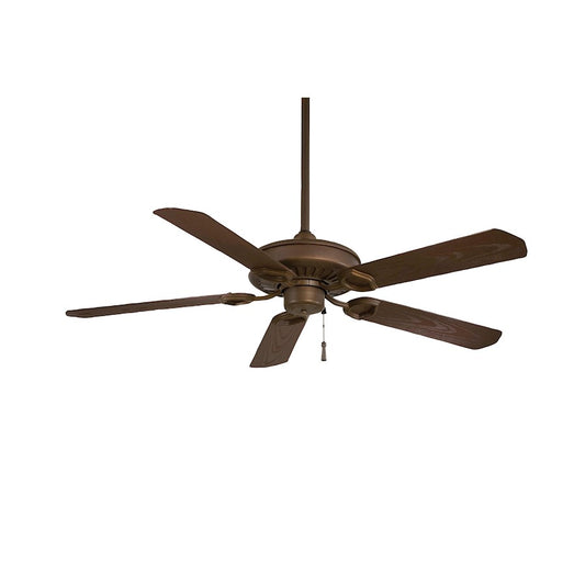 Minka Aire Sundowner 54in Ceiling Fan | Traditional Oil Rubbed Bronze Finish | Covered Patio & Outdoor Living | 54 x 54 x 15 in | Model F589-ORB