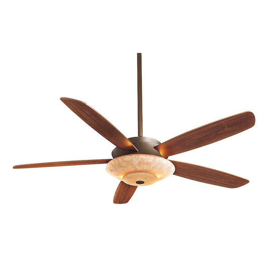 Minka Aire Airus 54in Ceiling Fan | Oil Rubbed Bronze Transitional | Living Room & Bedroom | 54 x 54 x 14 in | Model F598-ORB