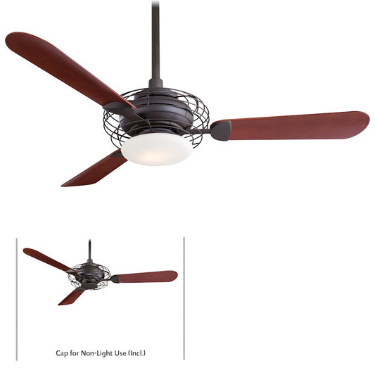 Minka Aire Acero 52in Ceiling Fan | Oil Rubbed Bronze Contemporary | Living Room & Bedroom | 52 x 52 x 14 in | Model F601-ORB