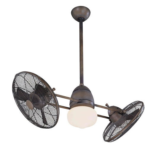 Minka Aire Gyro 42in Ceiling Fan | Contemporary Restoration Bronze | Living Room & Bedroom | 42 x 42 x 14 in | Model F602-RRB