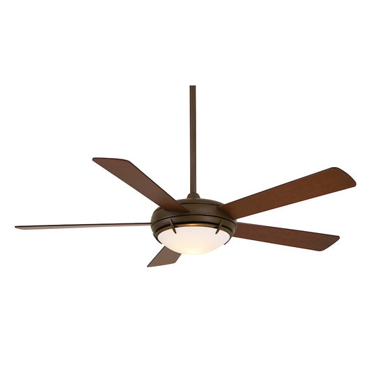 Minka Aire Como 54in Ceiling Fan | Contemporary Oil Rubbed Bronze | Living Room & Great Room | 54 x 54 x 14 in | Model F603-ORB