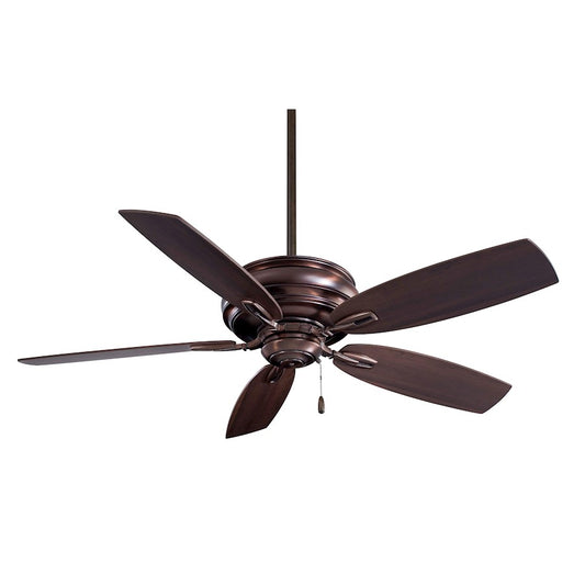 Minka Aire Timeless 54in Ceiling Fan | Transitional Dark Brushed Bronze | Living Room & Bedroom | 54 x 54 x 14 in | Model F614-DBB