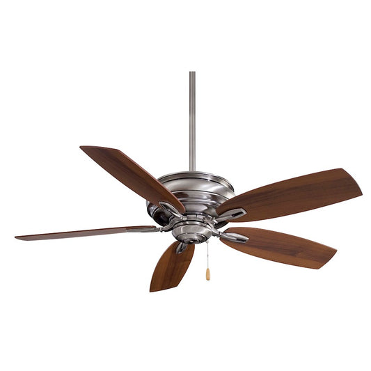 Minka Aire Timeless 54in Ceiling Fan | Pewter Transitional | Living Room & Bedroom | 54 x 54 x 14 in | Model F614-PW