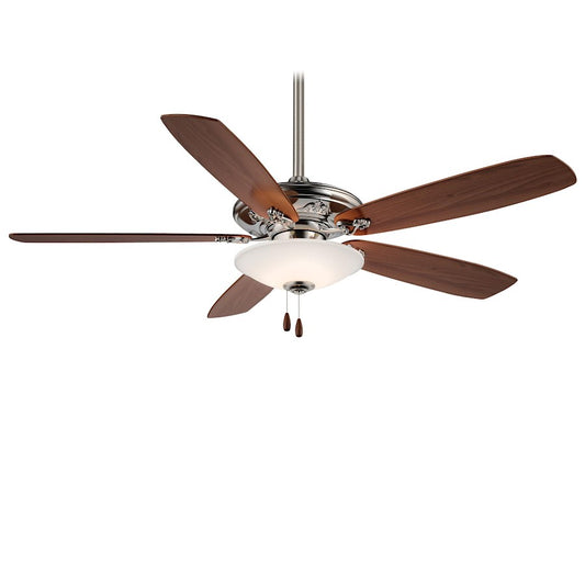 Minka Aire Mojo 52in Ceiling Fan | Traditional Pewter | Living Room & Bedroom | 52 x 52 x 15 in | Model F622-PW