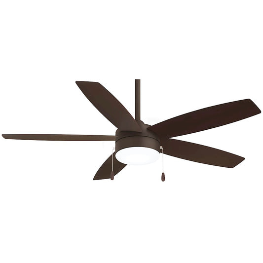 Minka Aire Airetor LED 52in Ceiling Fan | Transitional Oil Rubbed Bronze | Living Room & Bedroom | 52 x 52 x 13 in | Model F673L-ORB