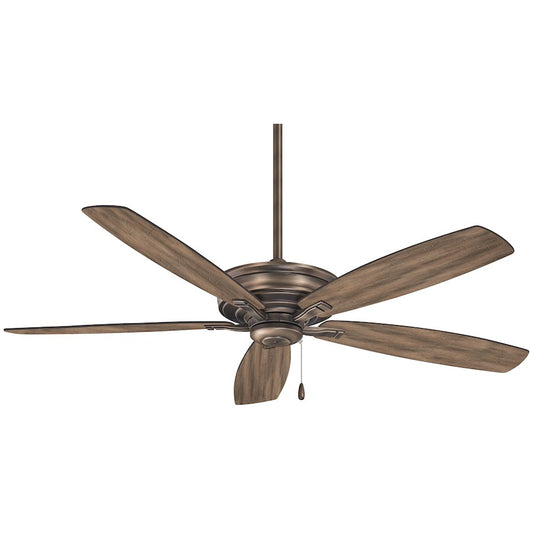 Minka Aire Kafe 52in Ceiling Fan | Heirloom Bronze Transitional | Living Room & Bedroom | 52 x 52 x 13 in | Model F695-HBZ