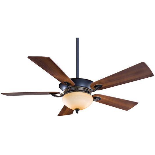 Minka Aire Delano 52in Ceiling Fan | Dark Restoration Bronze Transitional | Living Room & Bedroom | 52 x 52 x 16 in | Model F701-DRB