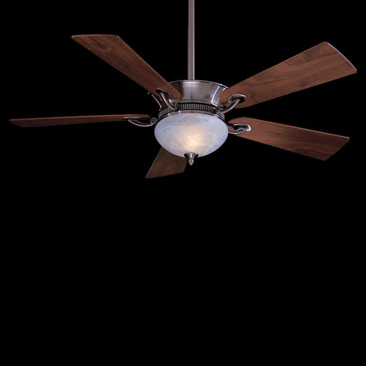 Minka Aire Delano 52in Ceiling Fan | Pewter Transitional Finish | Bedroom & Living Room | 52 x 52 x 15.5 in | Model F701-PW