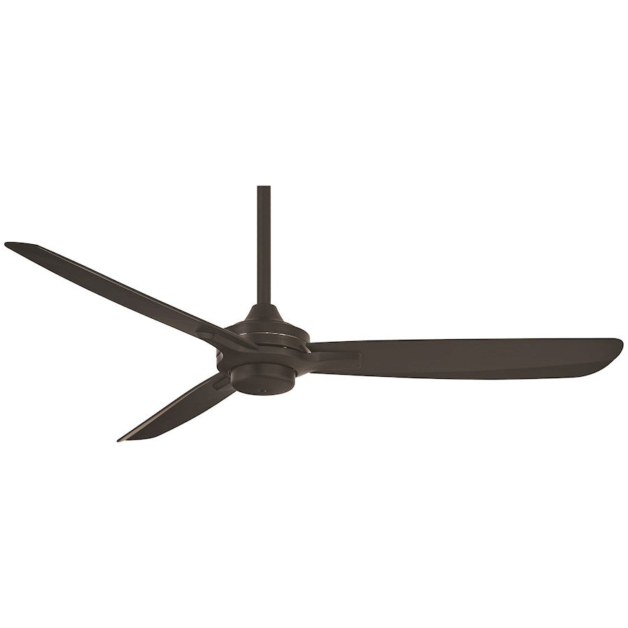 Minka Aire Rudolph 52in Ceiling Fan | Contemporary Coal Finish | Living Room & Bedroom | 52 x 52 x 11 in | Model F727-CL