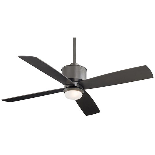 Minka Aire Strata 52in Ceiling Fan | Smoked Iron Contemporary Rustic | Living Room & Bedroom | 52 x 52 x 15 in | Model F734-SI