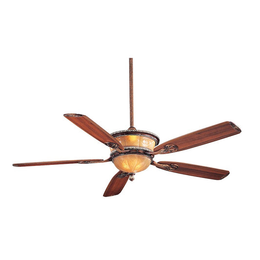 Minka Aire Santa Lucia 60in Ceiling Fan | Traditional Cattera Bronze | Living Room & Bedroom | 60 x 60 x 18 in | Model F820-CT